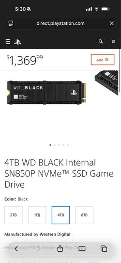 4tb ssd ps5