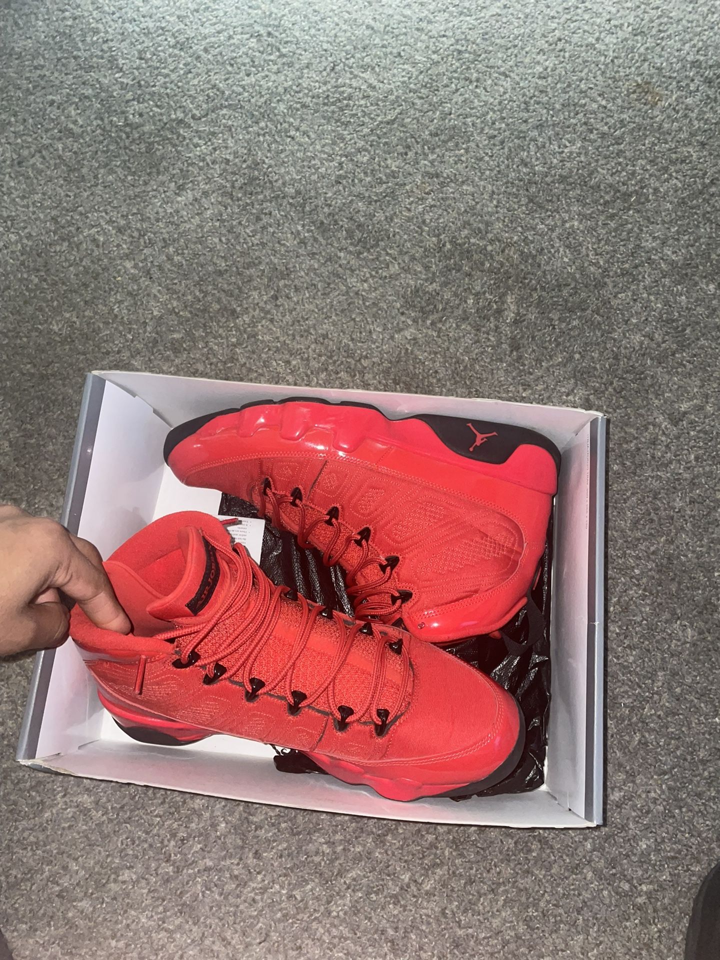 Jordan 9s Chile Red 