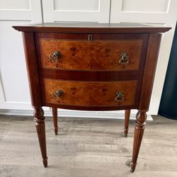 Bombay Company Small Table / Filing Cabinet
