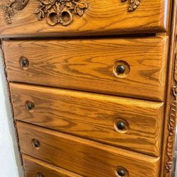Oak 7 Piece Bedroom Set 