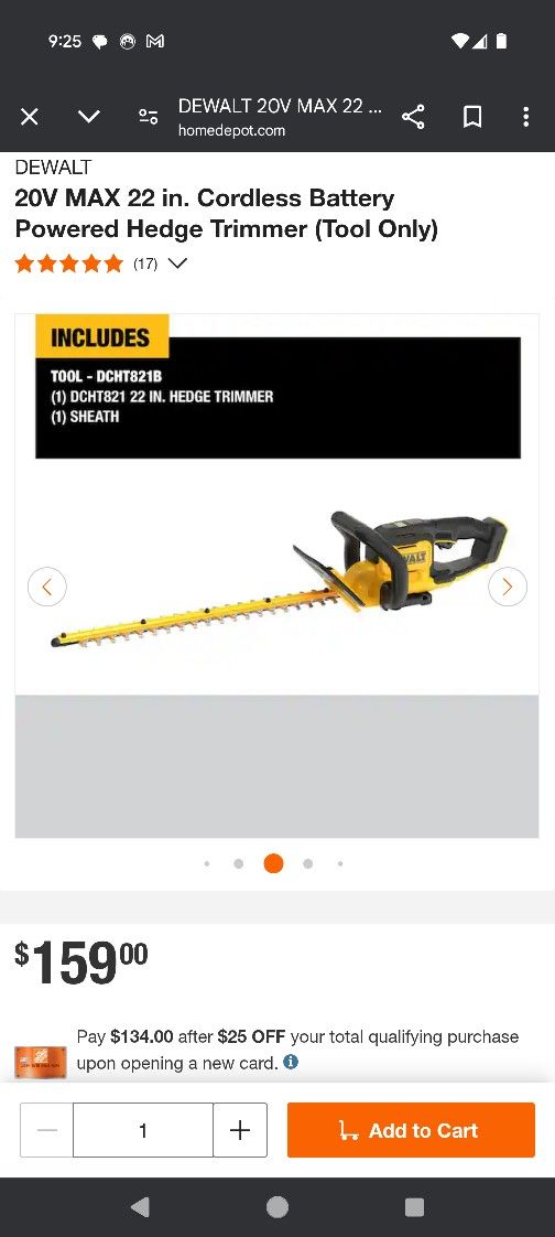 Dewalt Hedger 20v