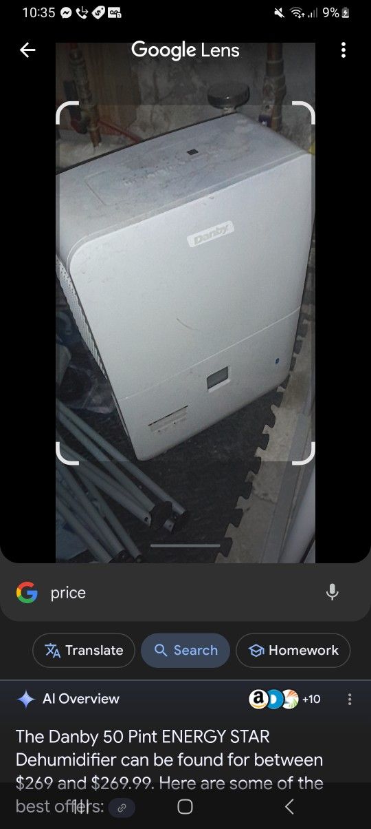 Danby 50 Pint ENERGY STAR Dehumidifier