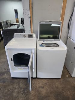 samsung heavy duty large capacity washer and dryer.