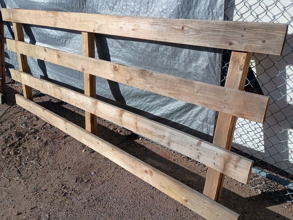 Wood. Gates Or Barrier. 