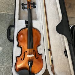 Violin With Case And Bow
