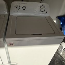 Amana washer and dryer