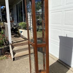 Classic Half Hex Curio Cabinet