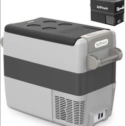 Setpower AJ50 12V Refrigerator 53 Quart Electric Cooler Car Refrigerator 12V  