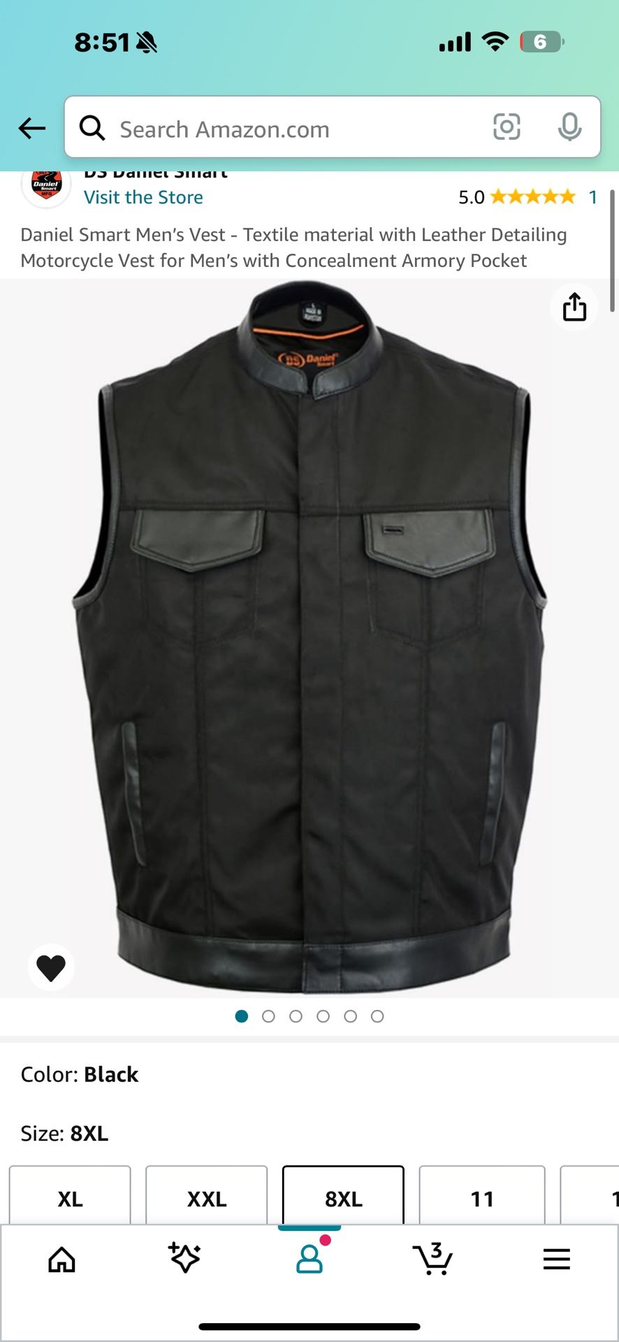 Leather Motorcycle Vest