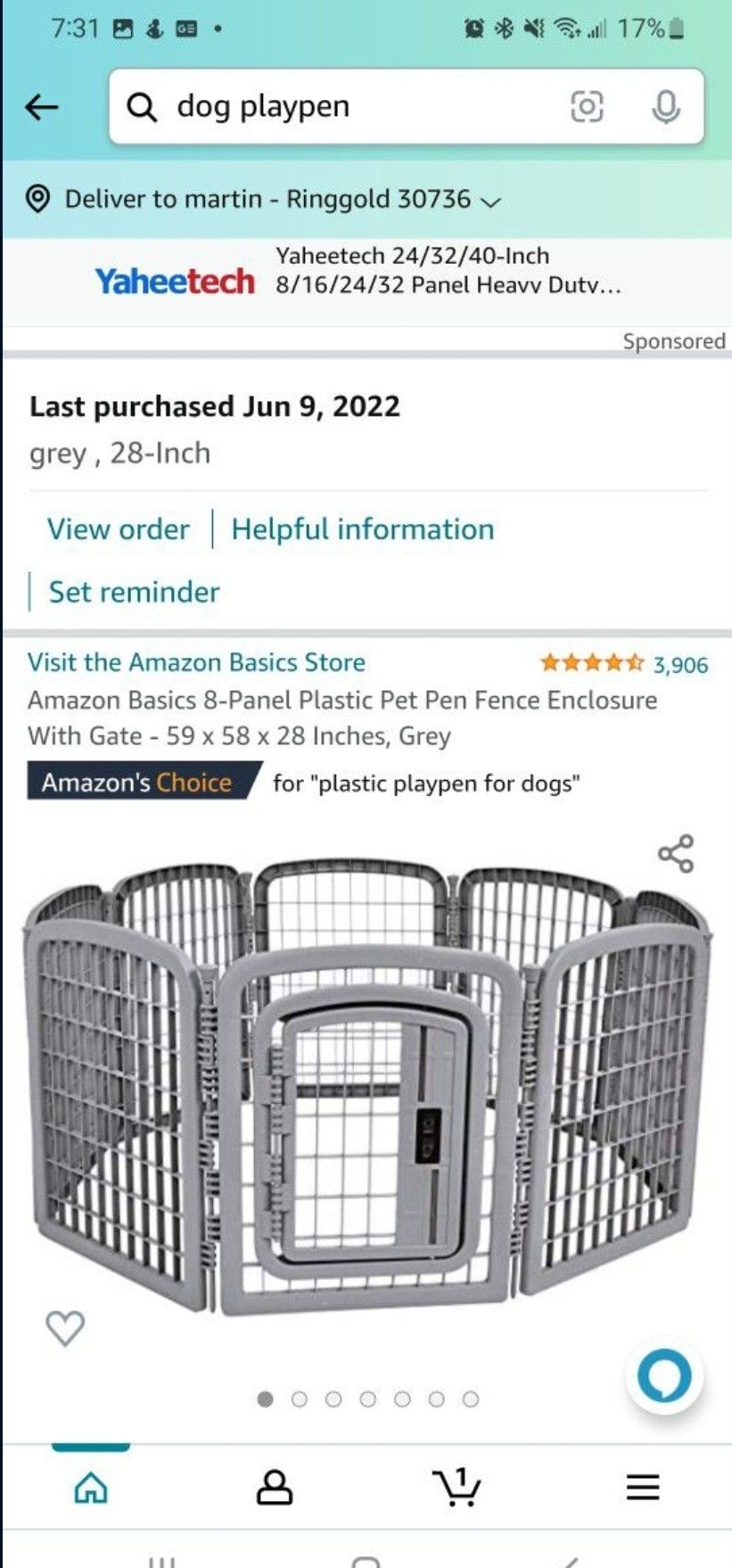 Dog Fence Playpen Play Pen
