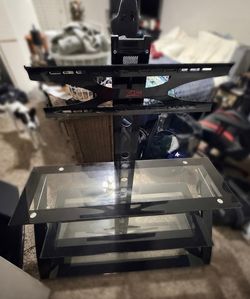 Assembled tv stand