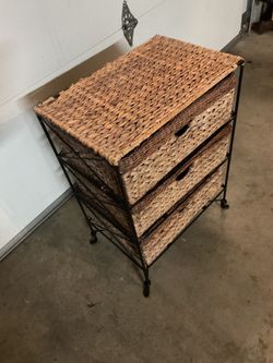Wicker storage