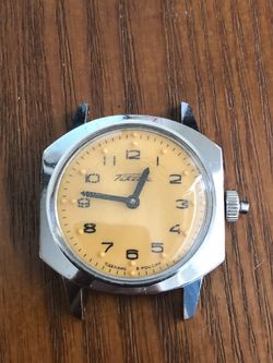 Vintage Raketa Rocket braille watch for the blind (Rare)