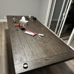 Helms Rectangle Dining Table 92''L 42''W 32''H