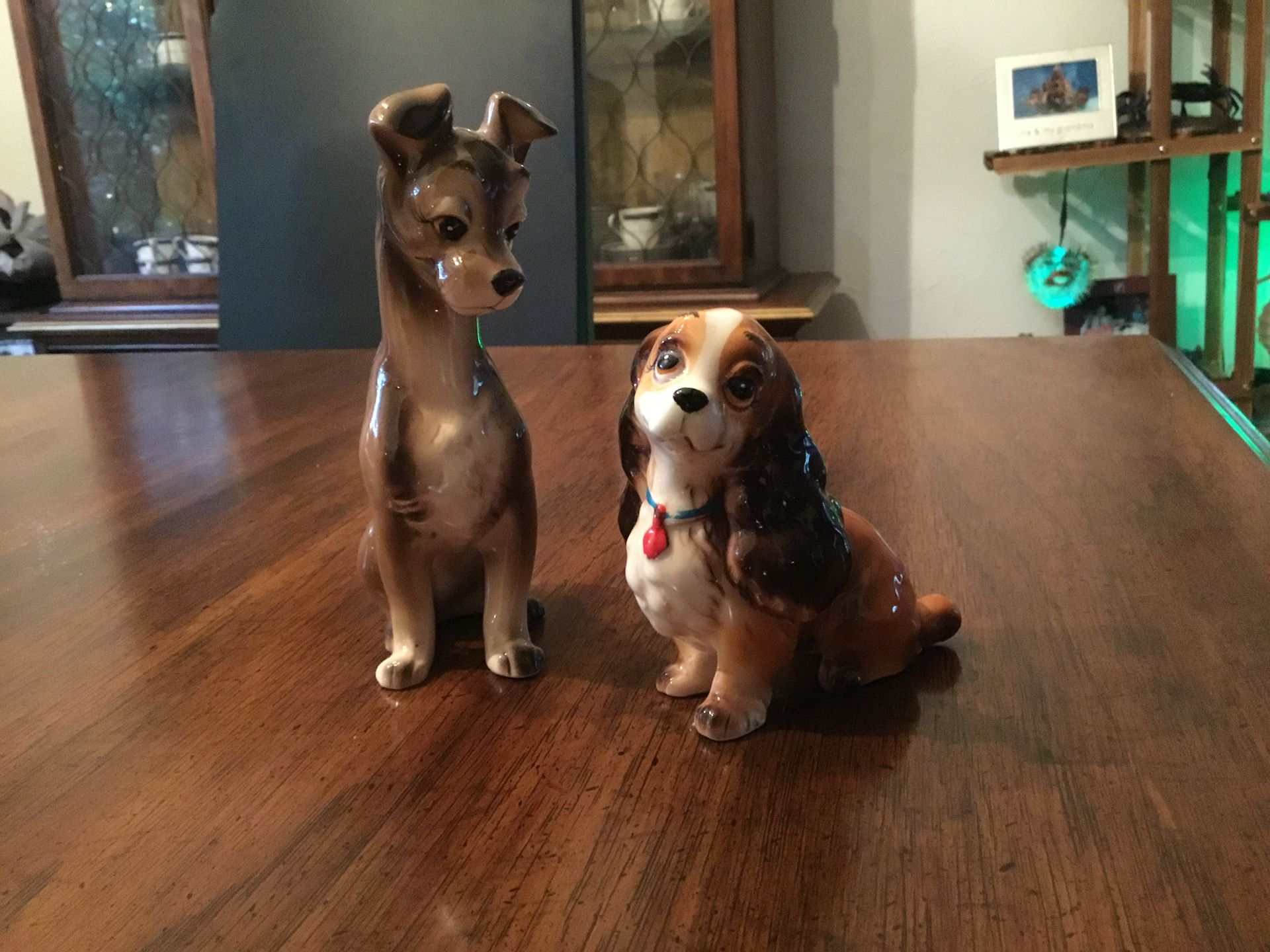 Disney Lady And The Tramp Ceramic Figures