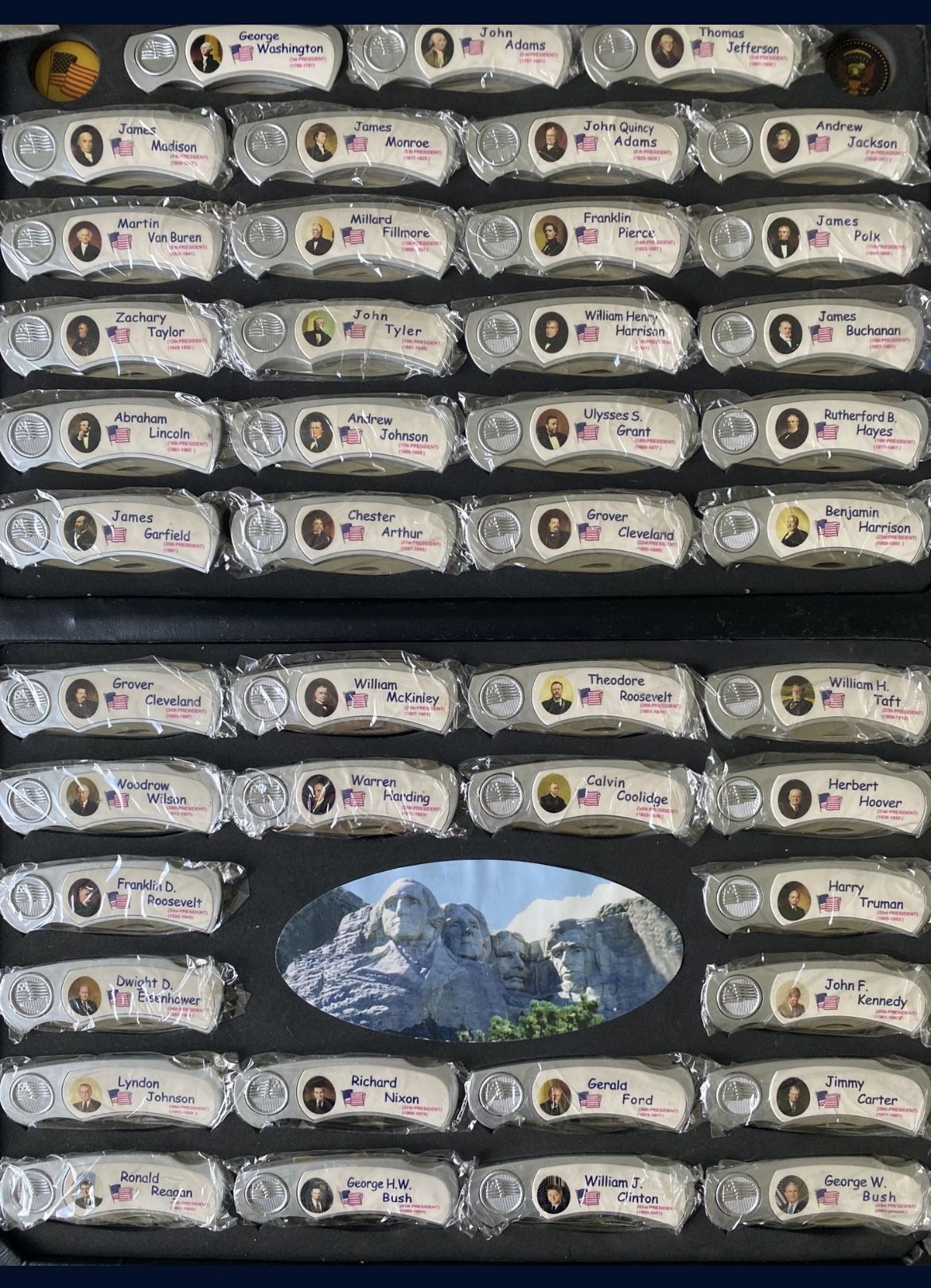 43 Us Presidential Pocket Knives
