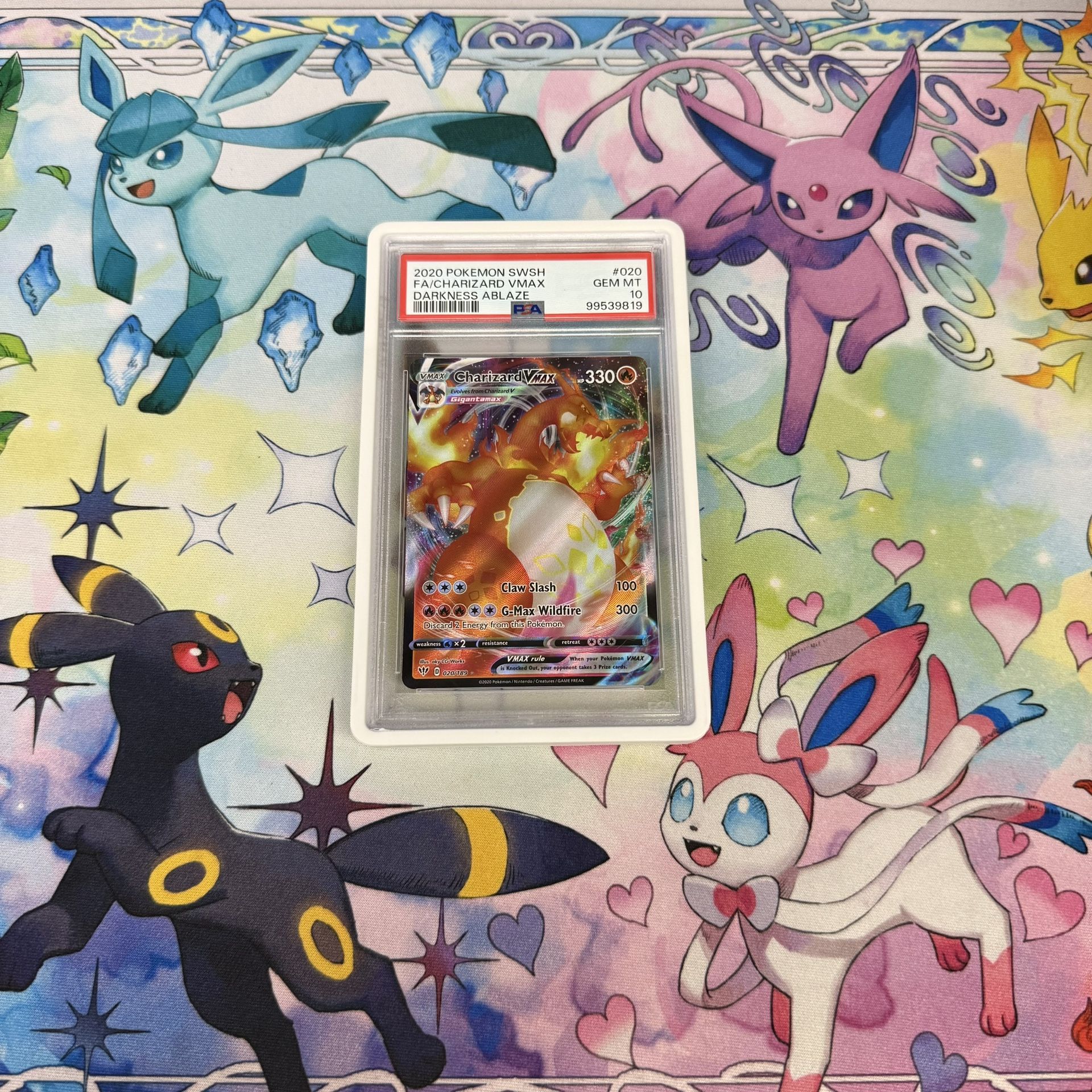 PSA 10 Charizard VMAX 020/189