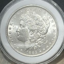 1885o Silver Morgan Dollar 