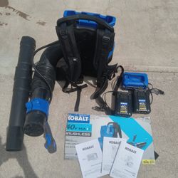 Kobalt 40V Backpack Leaf Blower
