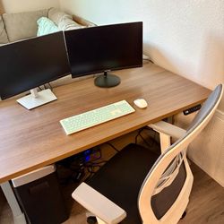 Electric Standing Desk w/ 60” Desktop 