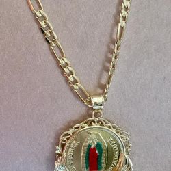 Centenario  Doble Cara  Con Imagen De la virgen De Guadalupe Y  San Benito