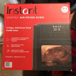 Instant vortex air fry oven seven and one
