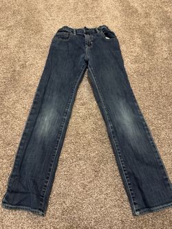 Medium Wash Straight Leg Denim Jeans