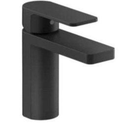 Kohler Parrallel Single Handle Single Hole Bathroom Faucet In Matte Black