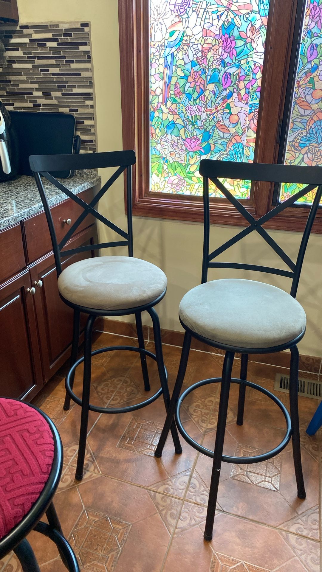 2 Bar Stools Chairs
