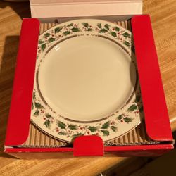 Christmas China - Set Of 4 Salad Plates