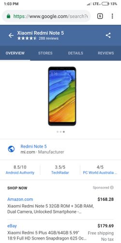 redmi note 5 pro used