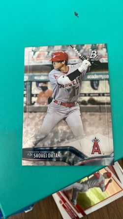Shohei Ohtani Bowman Platinum Baseball Card