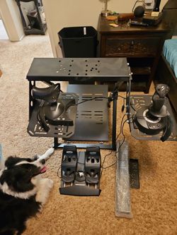 Thrustmaster Flight Sim Controls w/stand