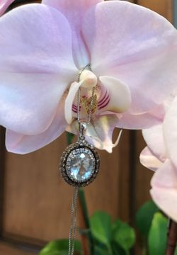 LeVian Aquamarine ring and necklace