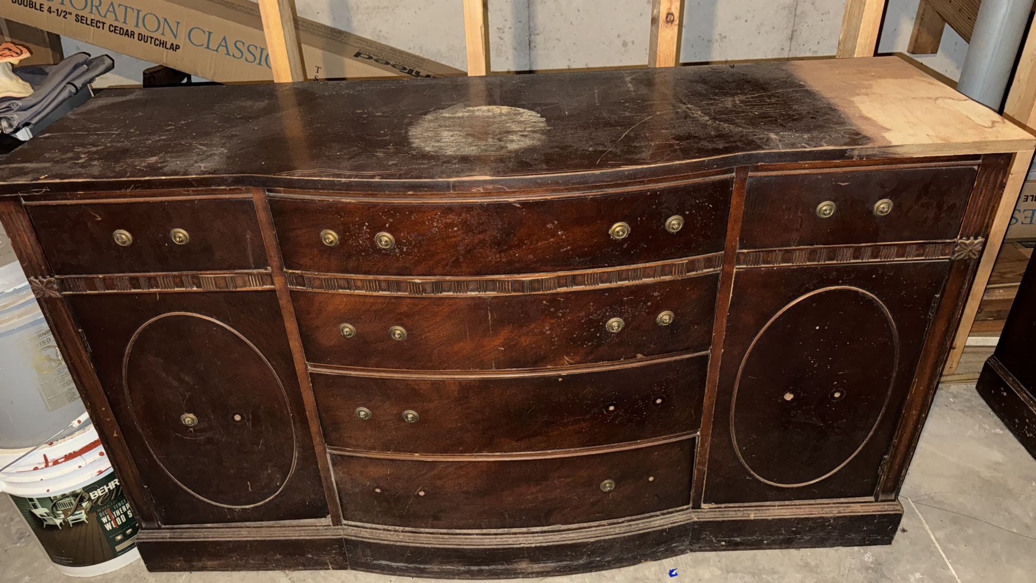 Solid Wood Hutch
