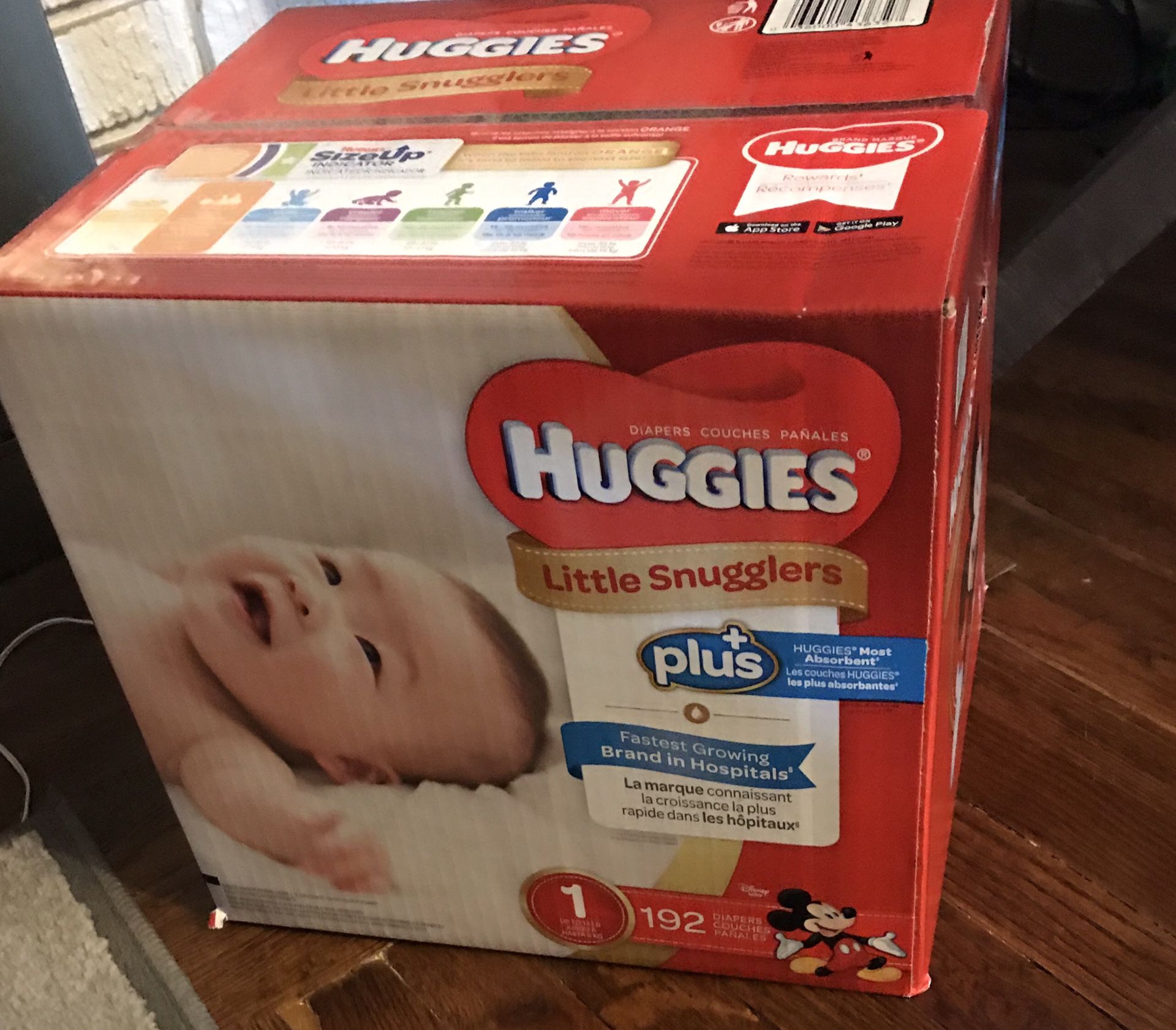 Huggies diapers size 1 192 count