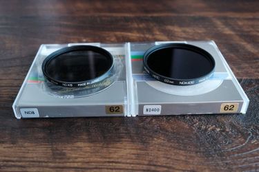 Hoya 62mm 2x Neutral Density Filter (ND8 & NDx400 HMC)