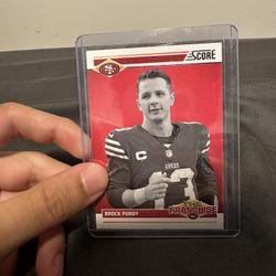 Brock Purdy The Franchise 2024 Panini Score Football