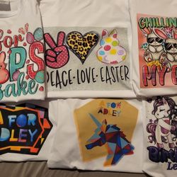 Custom Made EASTER shirt Size 5/6