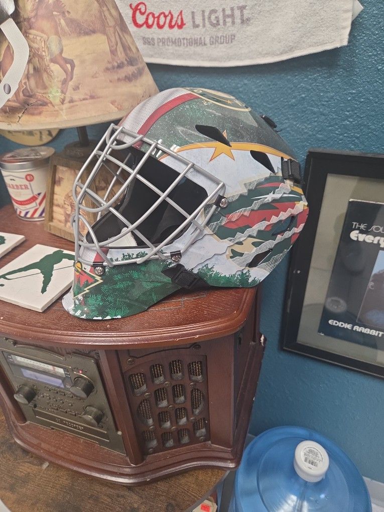 Mn Wild Goalie Helmet