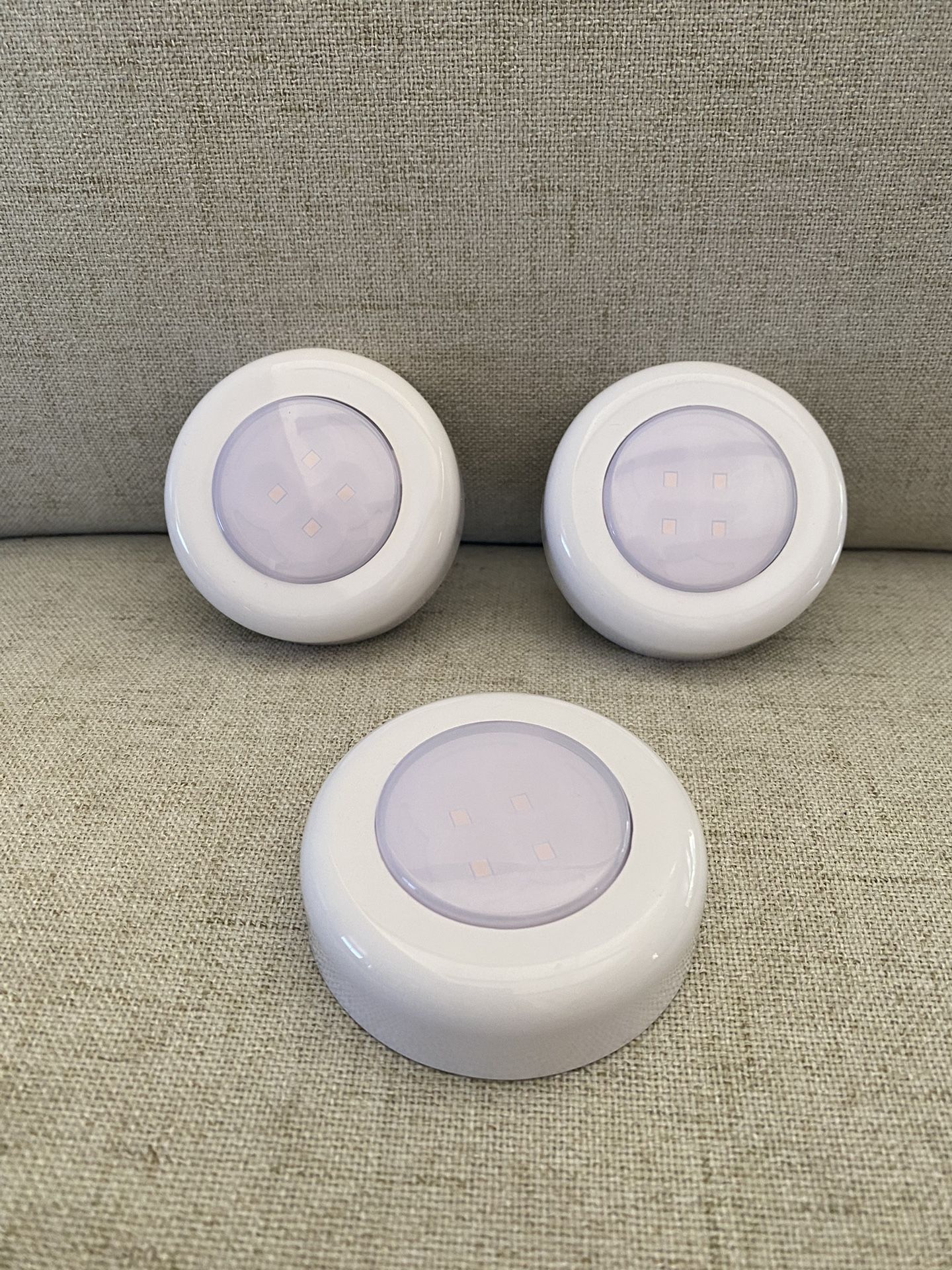 3 Pack Puck Lights - Battery Operated