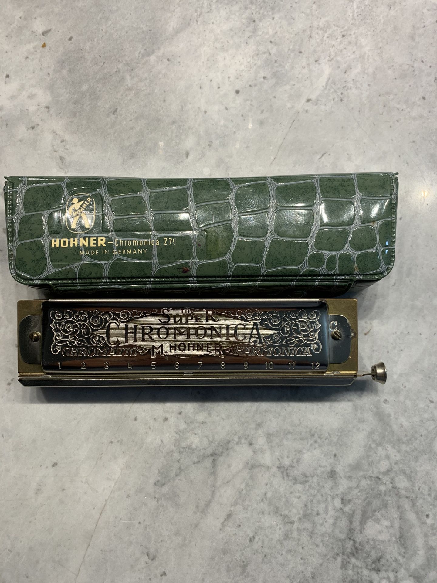 Antique Honer 270 chromatic harmonica