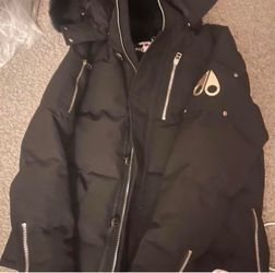 Moose Knuckles Black Jacket Size M