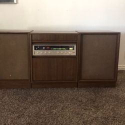 Complete vintage Kenwood stereo system