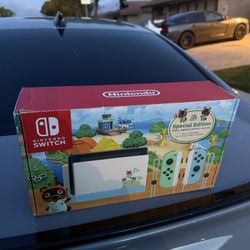 Nintendo switch animal crossing edition 