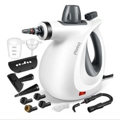 Pressurized Handheld Multi-Surface Natural Steam Cleaner with 12 pcs Accessories, Multi-Purpose Steamer for Home Use, Steamer for Cleaning Floor, Upho