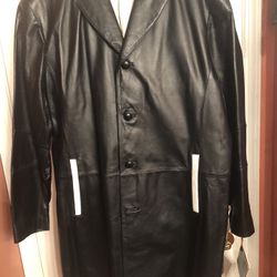Leather Stacy Adams Dress Jacket (2XL)