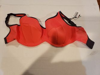 POUR MOI CORAL SPORTS BRA 34J( US) 34GG( UK)