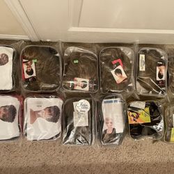 Lot of 12 Wigs Short 