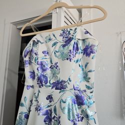 Floral Off The Shoulder Dress